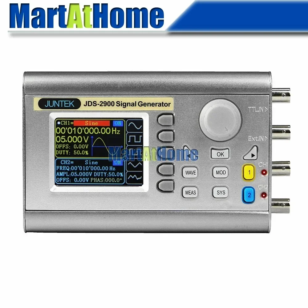 Dual Channel Arbitrary Waveform Function Generator 60Mhz - Cyfrowy dwukanałowy generator sygnałów DDS, funkcja
