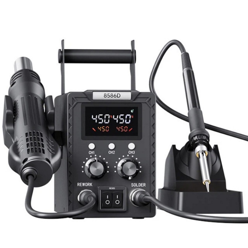 Smd Rework Station Hot Air Soldering 2 In 1 - K8586D – wielofunkcyjna stacja do lutowania
