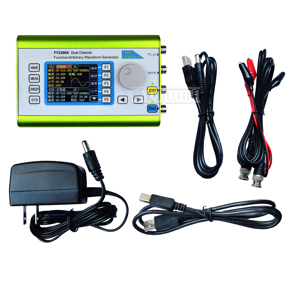 Dual Channel Arbitrary Waveform Function Generator 60Mhz - Generator sygnałów DDS dwukanałowy FY6300 FY2300