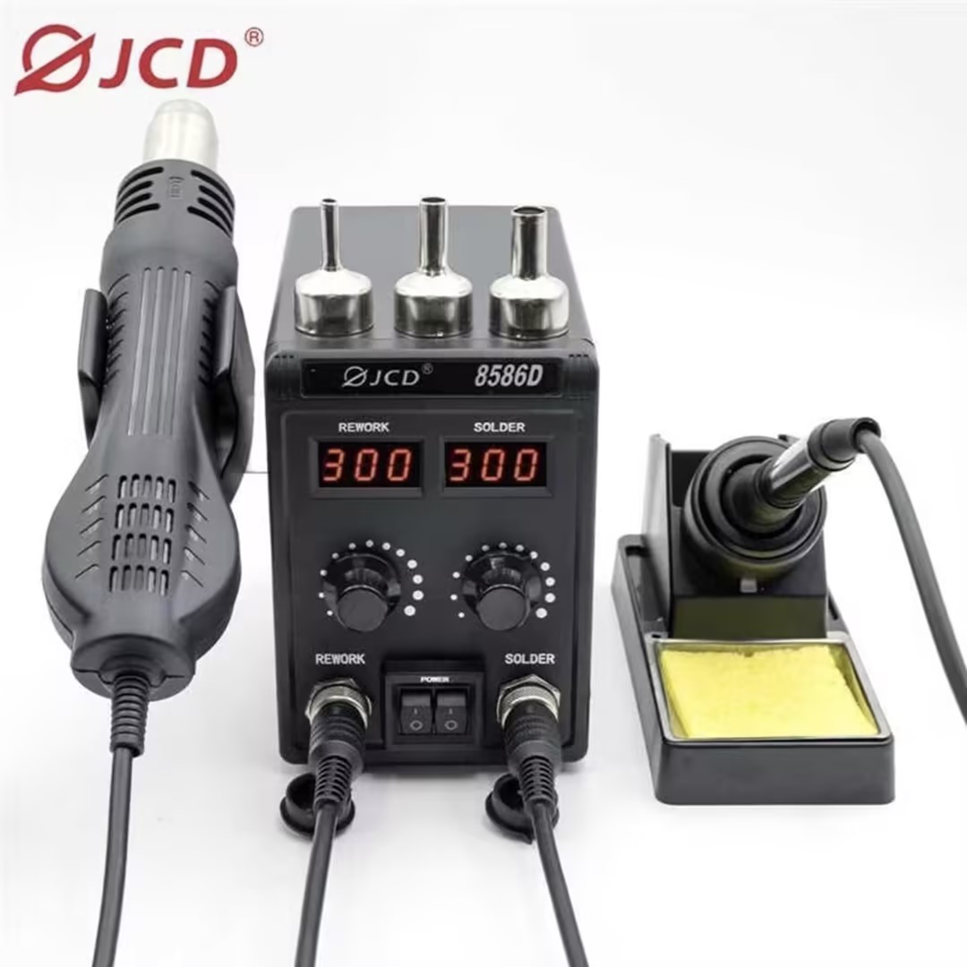 Smd Rework Station Hot Air Soldering 2 In 1 - JCD 8586D Stacja lutownicza 2 w