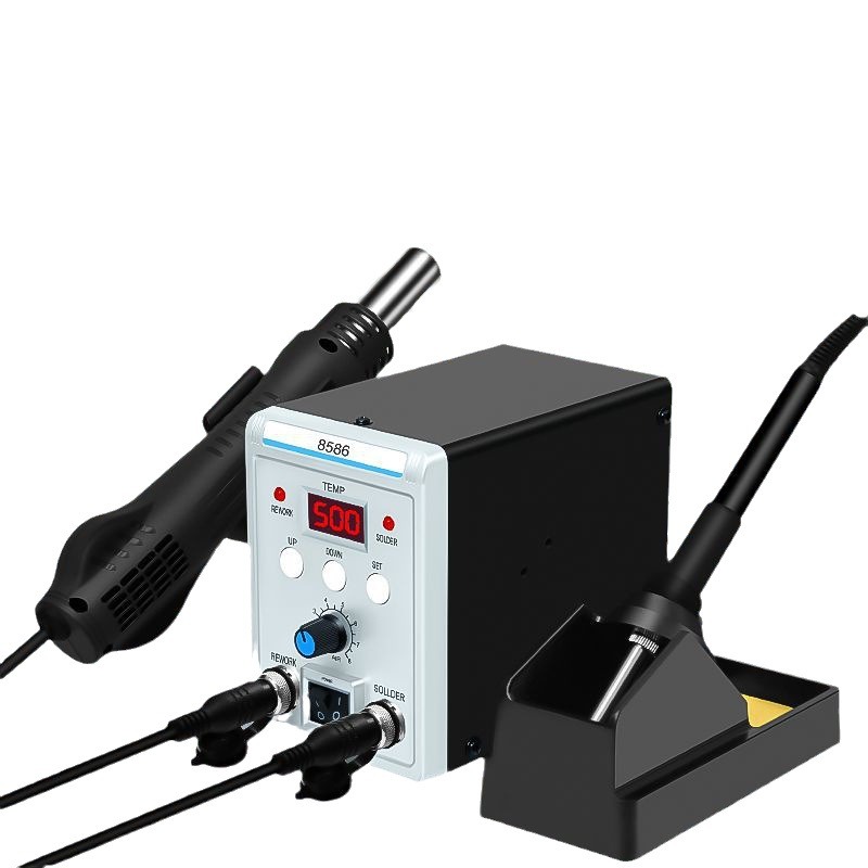 Smd Rework Station Hot Air Soldering 2 In 1 - 8586 – wielofunkcyjna stacja do lutowania