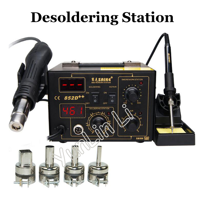 Cyfrowy wyświetlacz dużej mocy – Smd Rework Station Hot Air Soldering 2 In 1 recenzja i cena