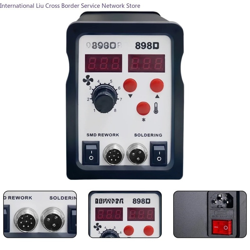 Stacja lutownicza 898D 2 w 1,  – Smd Rework Station Hot Air Soldering 2 In 1 recenzja i cena