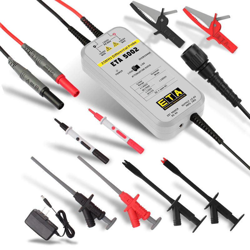 Sonda różnicowa wysokiego napi – High Voltage Differential Probe 100Mhz 1300V recenzja i cena