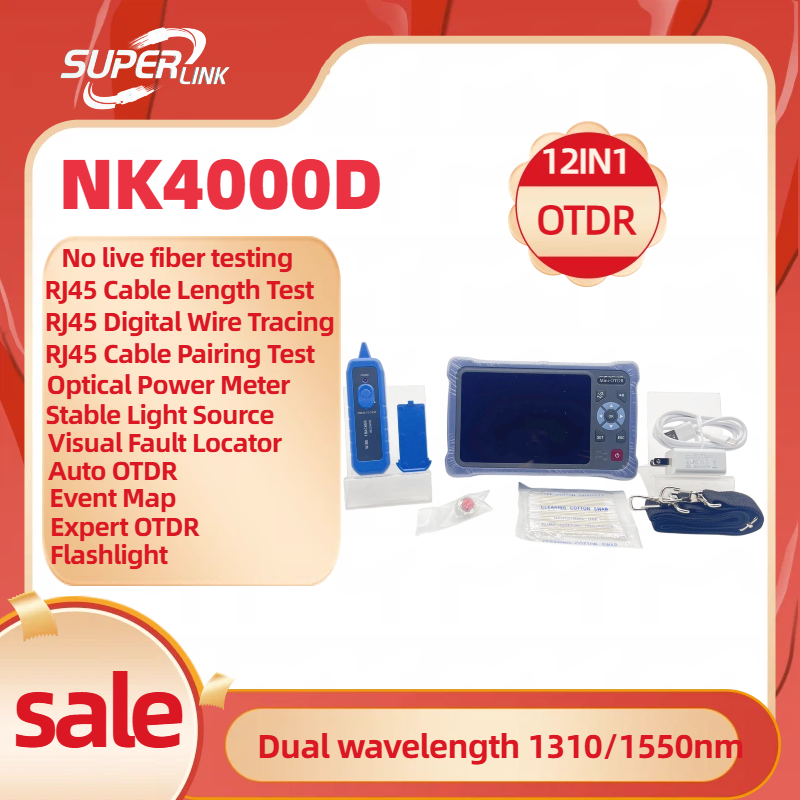 Novker 12-w-1 Mini OTDR NK4000 – Optical Time Domain Reflectometer Otdr 1310 1550Nm recenzja i cena