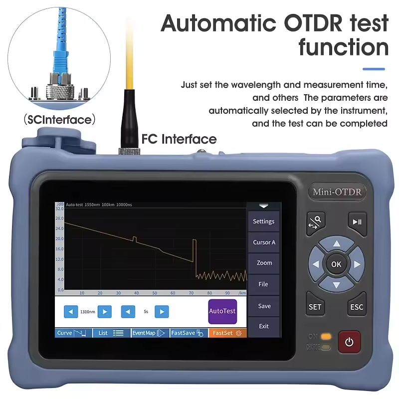 Novker 12-w-1 Mini OTDR NK4000 – Optical Time Domain Reflectometer Otdr 1310 1550Nm recenzja i cena