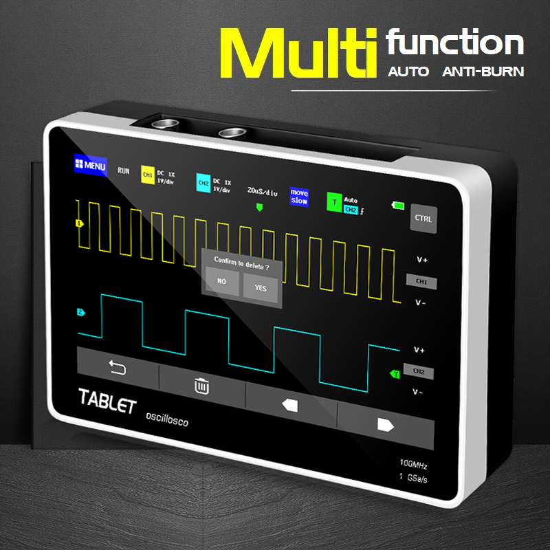 FNIRSI 1013D – dwukanałowy osc – Handheld Tablet Oscilloscope Touchscreen 100Mhz recenzja i cena
